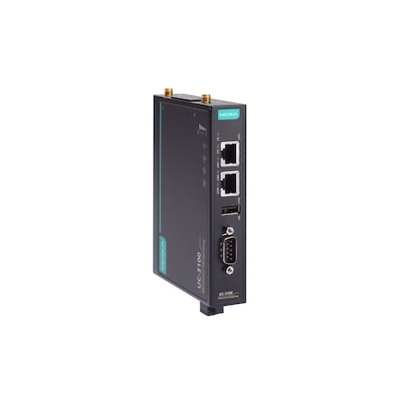 Moxa Arm-Based Wireless-Enabled Din-Rail Indust. Computer, Uc-3101-T-Us-Lx UC-3101-T-US-LX